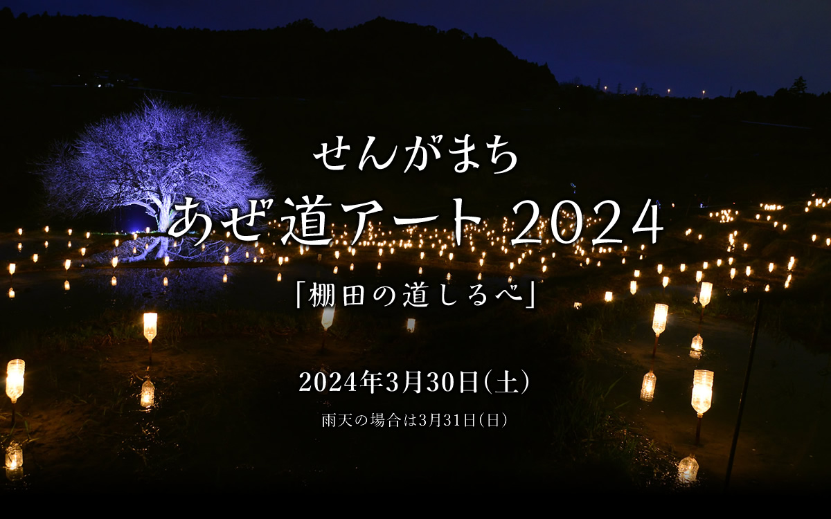 せんがまち棚田 コレクション あぜ道アート 2019 予約